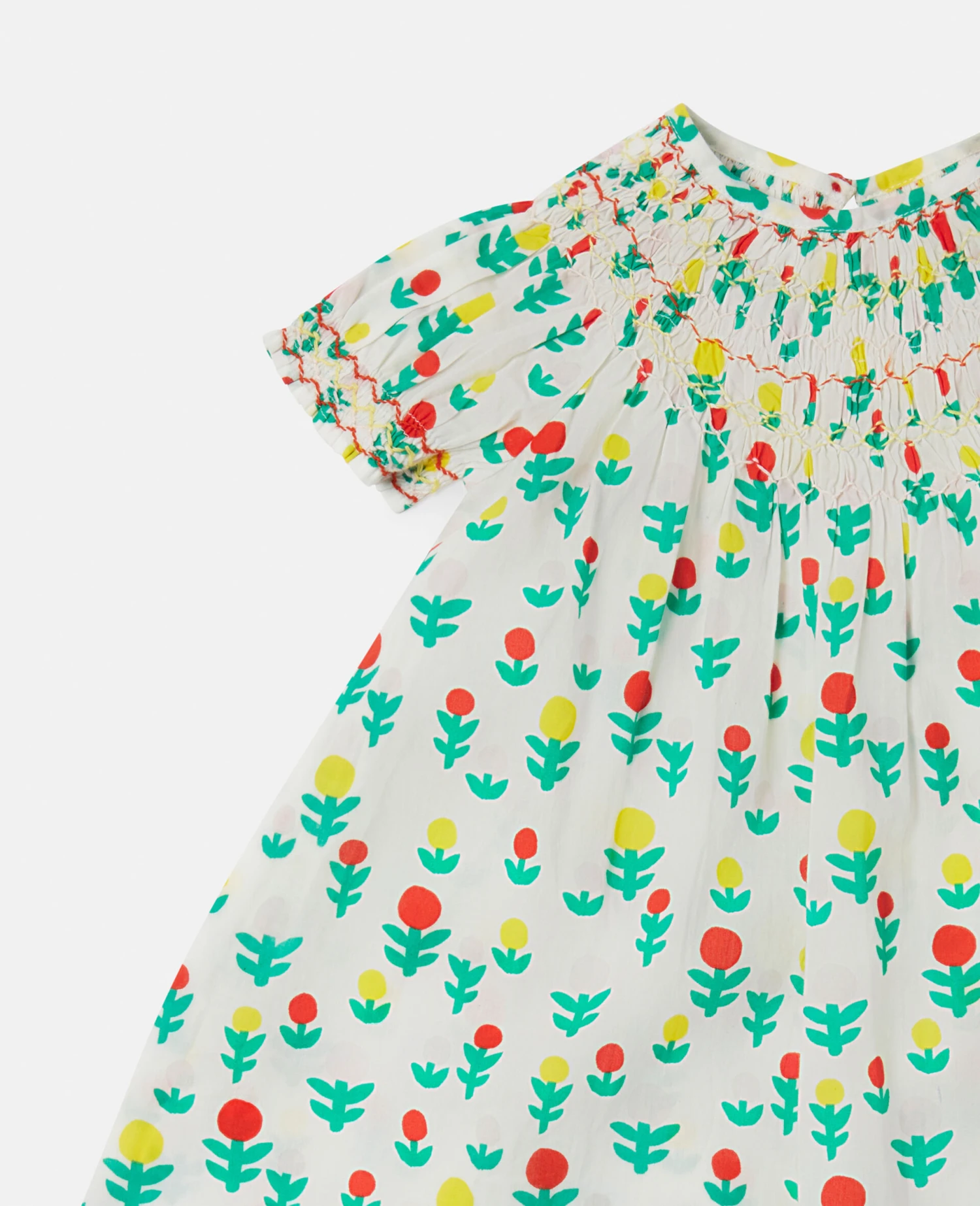STELLA MCCARTNEY Dreamy Flower Print Smocked Dress And Bloomers Set 4 STELLA MCCARTNEY Dreamy Flower Print Smocked Dress And Bloomers Set - Image 2