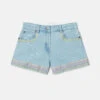 STELLA MCCARTNEY Flower Line Embroidery Denim Shorts 2 STELLA MCCARTNEY Flower Line Embroidery Denim Shorts -Stella Mccartney Store ce4fe2b899de9fb7737d7c5fd955218ea6244b49 K01568PK00944210 C