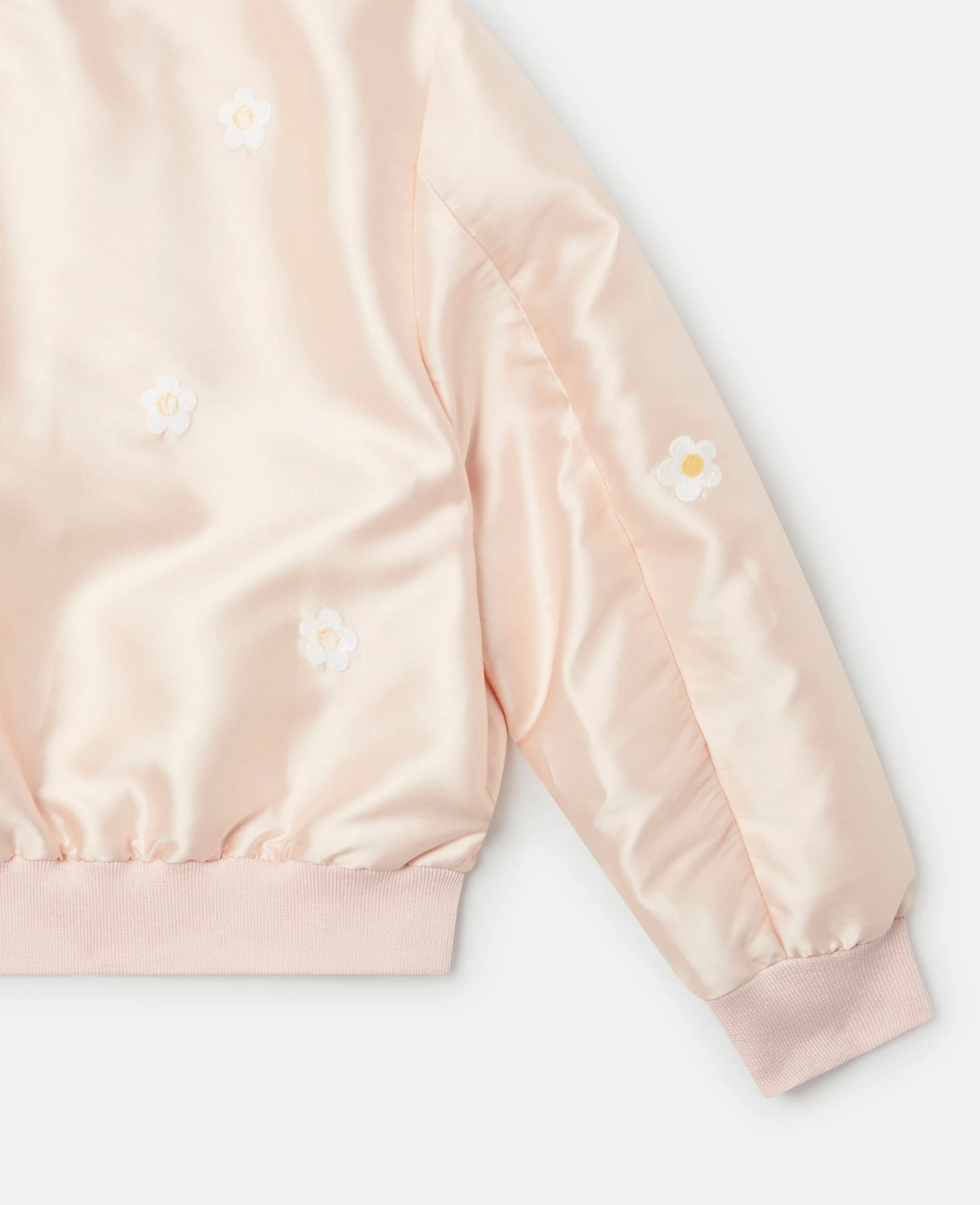 STELLA MCCARTNEY Daisy Embroidery Bomber Jacket 6 STELLA MCCARTNEY Daisy Embroidery Bomber Jacket - Image 4