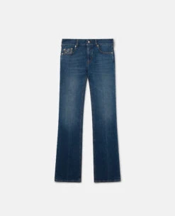 STELLA MCCARTNEY Vintage Wash Low-Rise Straight Leg Jeans