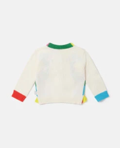 STELLA MCCARTNEY Double Parrot Intarsia Knit Fringed Cardigan 8 STELLA MCCARTNEY Double Parrot Intarsia Knit Fringed Cardigan -Stella Mccartney Store d01c2ea9dc5db128ea18c8537f7ef281e5ff28d5 K01704PK03329002 P
