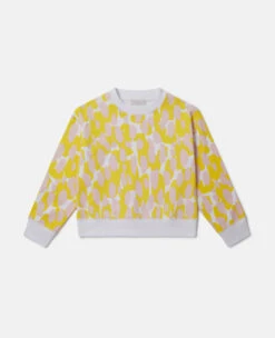 STELLA MCCARTNEY Camouflage Print Oversized Sweatshirt