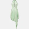 STELLA MCCARTNEY Halterneck Asymmetric Midi Dress -Stella Mccartney Store d214a912d2fd444503e3cb53a03a4b6fa7705c56 6A01523BU3583090 C