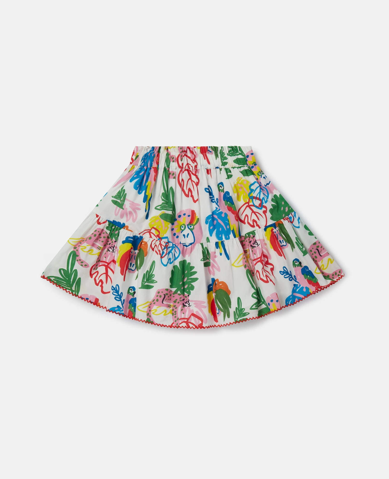 STELLA MCCARTNEY Jungle Print Flared Skirt 3 STELLA MCCARTNEY Jungle Print Flared Skirt