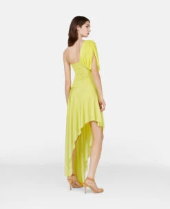 STELLA MCCARTNEY Asymmetric Cape Hem Mini Dress -Stella Mccartney Store d3197d581dd1cf1f70f8052a371810a8b3bae6e6 6A01963BU3597201 H