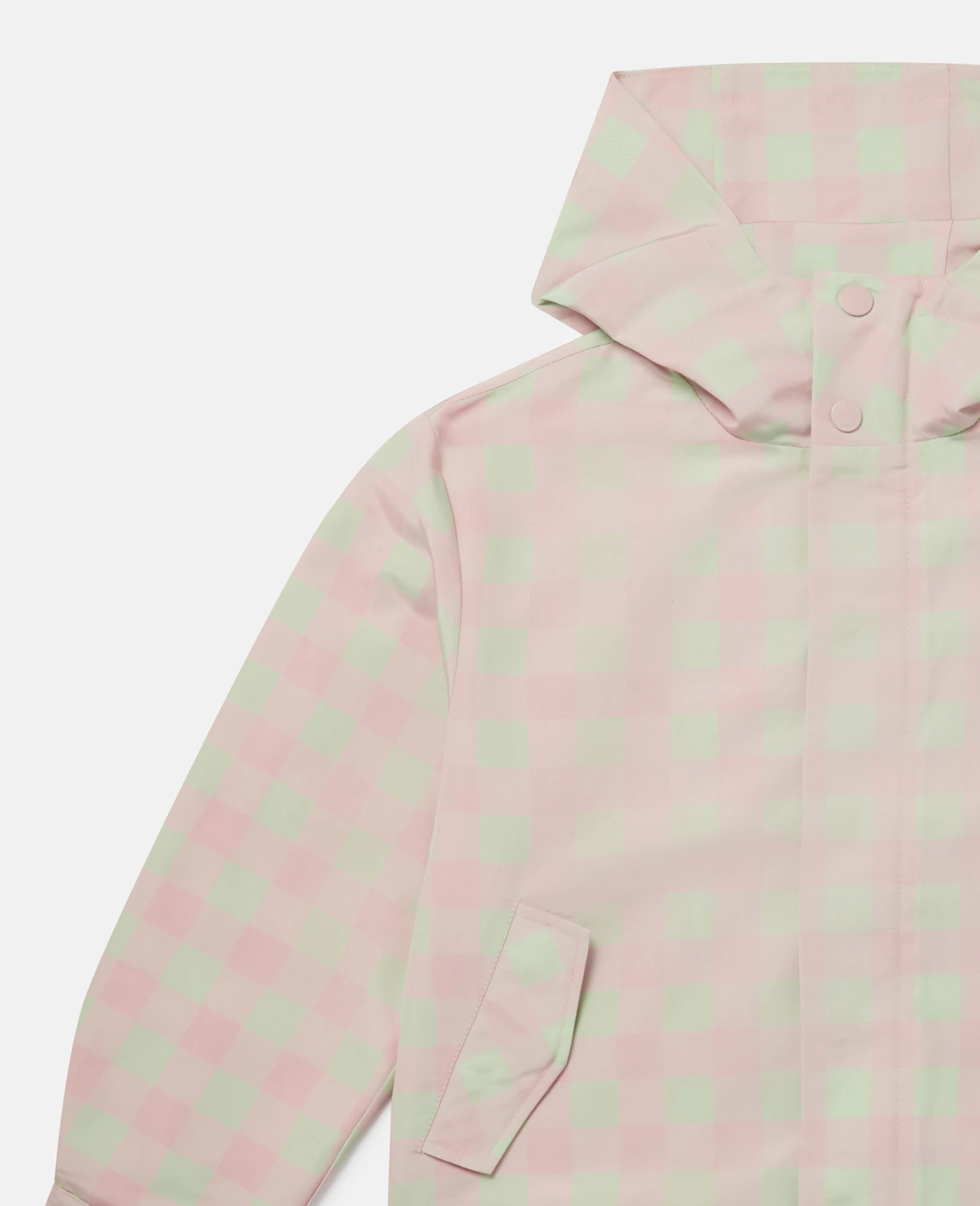 STELLA MCCARTNEY Gingham Check Hooded Jacket 4 STELLA MCCARTNEY Gingham Check Hooded Jacket - Image 2