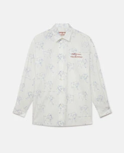 STELLA MCCARTNEY Sheep Can Never Sleep Print Shirt