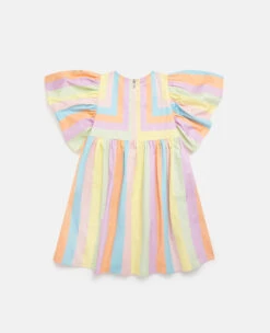 STELLA MCCARTNEY Rainbow Stripe Angel Sleeve Dress 8 STELLA MCCARTNEY Rainbow Stripe Angel Sleeve Dress -Stella Mccartney Store d56d238897fe325b7bb473c3717bbabed2b98db2 K01546PK04408475 P