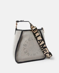 STELLA MCCARTNEY Stella Logo Cotton Canvas Shoulder Bag 9 STELLA MCCARTNEY Stella Logo Cotton Canvas Shoulder Bag -Stella Mccartney Store d8262893615e2f8302857141fd1cfaf9341f01b1 700073WP01381000 G