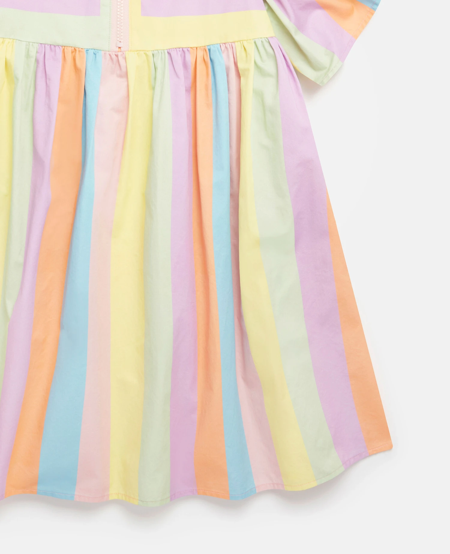 STELLA MCCARTNEY Rainbow Stripe Angel Sleeve Dress 6 STELLA MCCARTNEY Rainbow Stripe Angel Sleeve Dress - Image 4