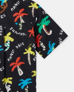 STELLA MCCARTNEY Good Vibes Palm Print Shirt -Stella Mccartney Store dca839ff27e084b4faeea4edb8f3a36d29695cac K01210PK03398465 Y