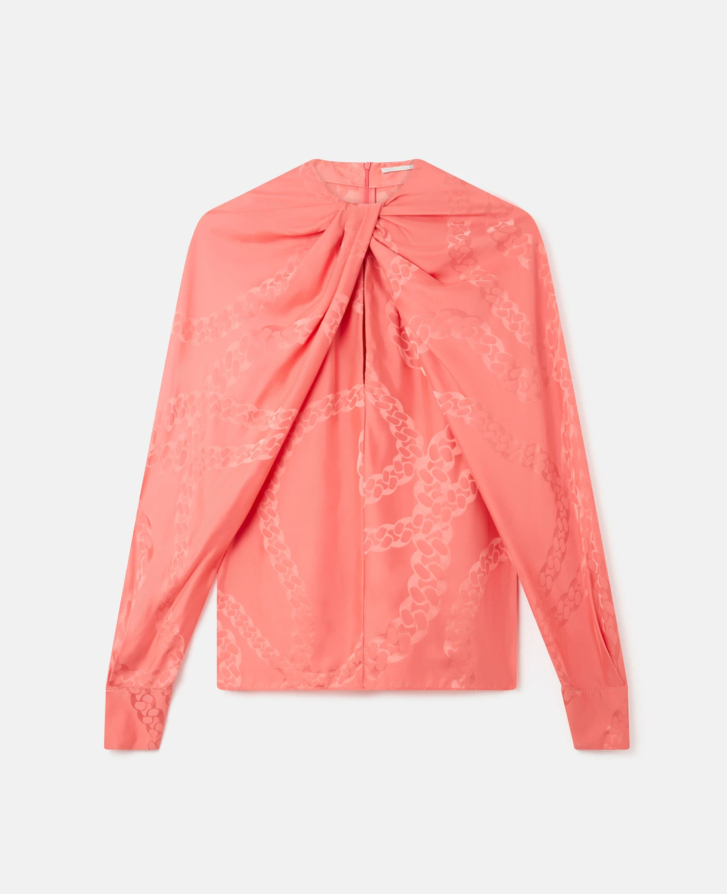 STELLA MCCARTNEY Falabella Chain Silk Jacquard Top 3 STELLA MCCARTNEY Falabella Chain Silk Jacquard Top