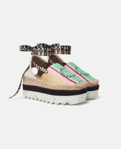 STELLA MCCARTNEY Gaia Striped Raffia Platform Espadrilles -Stella Mccartney Store df20bc5ff0d17a80bb139b14f601c310ecfec091 810186E000933929 H