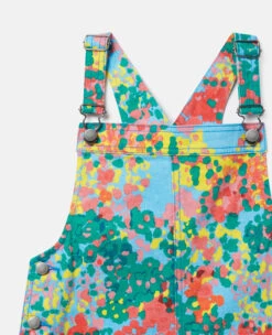 STELLA MCCARTNEY Painted Floral Print Dungaree Dress -Stella Mccartney Store df9120e20b9ce2f4f496be3238b999b260f3ec9a K01301PK03498465 G