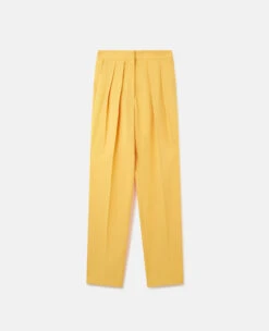STELLA MCCARTNEY Pleat Front Straight Leg Trousers