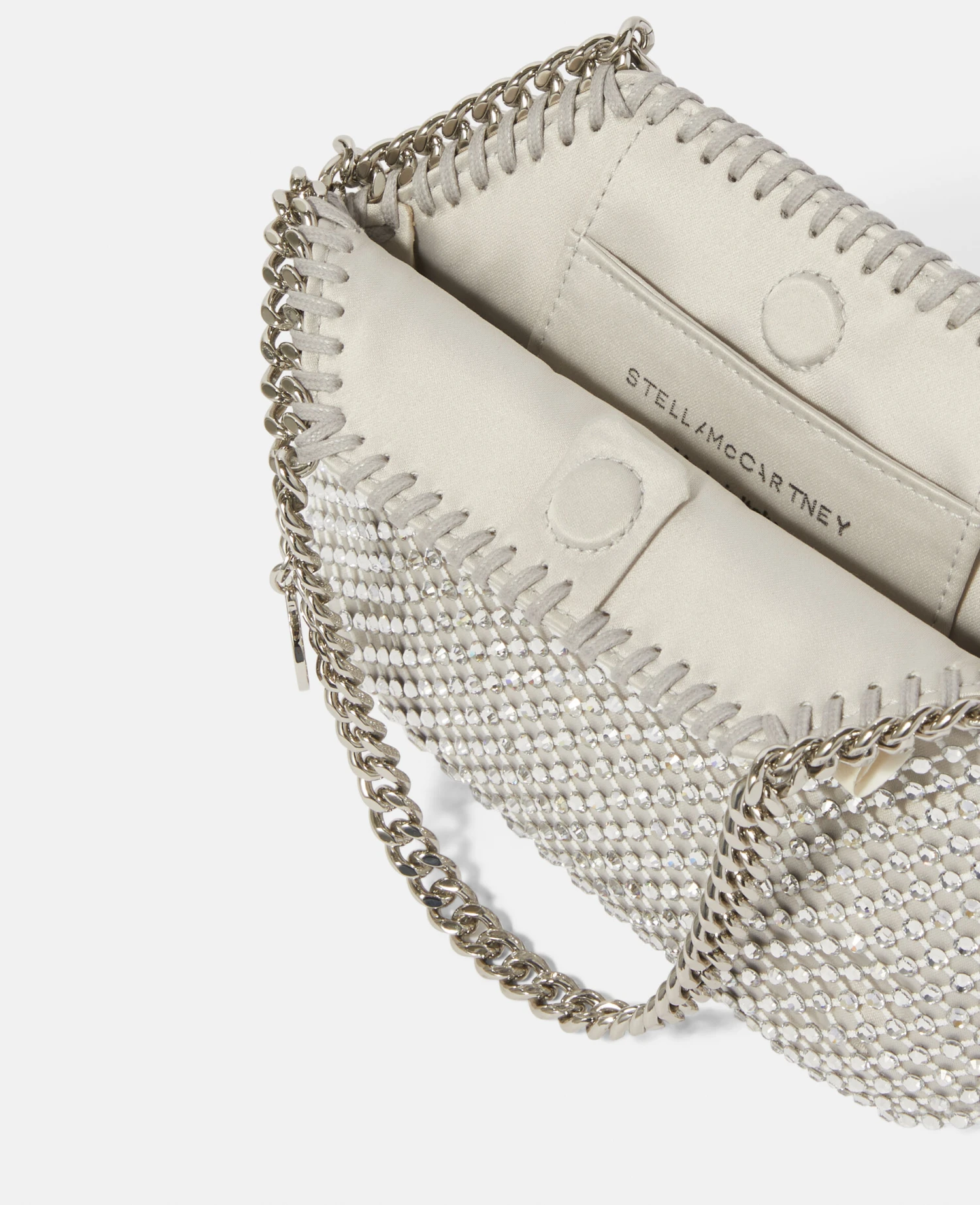 STELLA MCCARTNEY Falabella Crystal Mesh Mini Tote Bag 6 STELLA MCCARTNEY Falabella Crystal Mesh Mini Tote Bag - Image 4