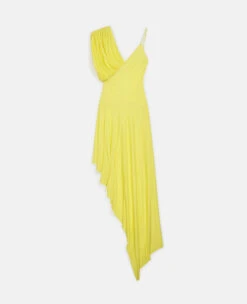 STELLA MCCARTNEY Asymmetric Cape Hem Mini Dress