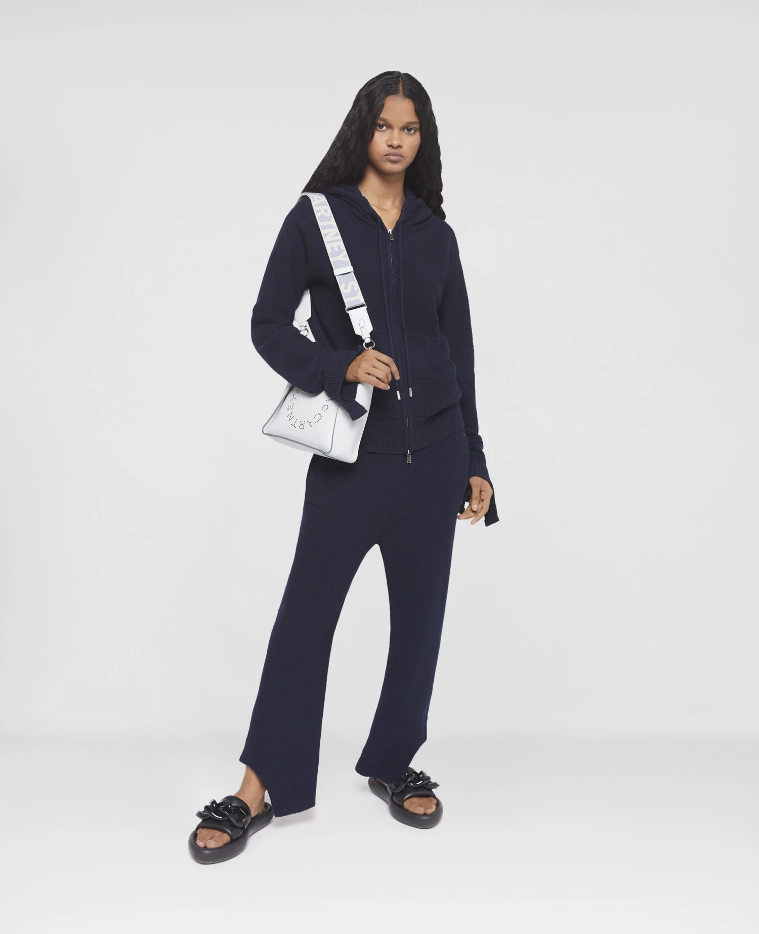 STELLA MCCARTNEY S-Wave Regenerated Cashmere Knitted Trousers 4 STELLA MCCARTNEY S-Wave Regenerated Cashmere Knitted Trousers - Image 2