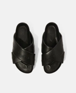 STELLA MCCARTNEY Signature Logo Slides -Stella Mccartney Store e7cd98ca82e2675b0b144417b27c8effda4a6004 810107AP00401000 H