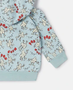 STELLA MCCARTNEY Popcorn Print Zip Hoodie -Stella Mccartney Store e939efe3f6b765662450d848d10da0833a16c2ca K01402PK03684210 Y