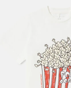 STELLA MCCARTNEY Popcorn Print T-Shirt -Stella Mccartney Store ea59b5d3133273233aa091e3f565b3df4aad9e91 K01712PK01479002 G