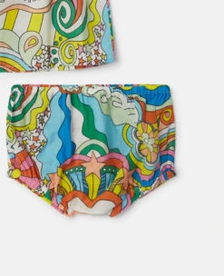 STELLA MCCARTNEY 'Love To Dream' Print Dress And Bloomers Set -Stella Mccartney Store ec18a3e9bb8dccf2dd40a08379f3fe04e3c0b103 K01537PK04379002 Y
