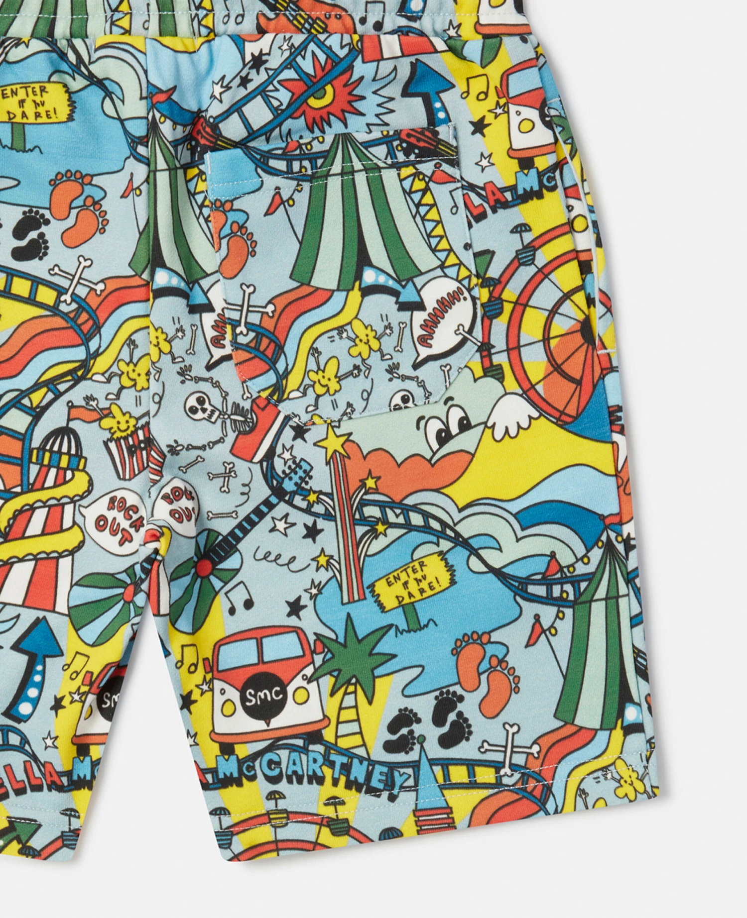 STELLA MCCARTNEY Rollercoaster Print Sweat Shorts 6 STELLA MCCARTNEY Rollercoaster Print Sweat Shorts - Image 4