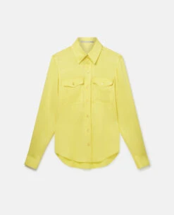 STELLA MCCARTNEY Double Pocket Satin Shirt