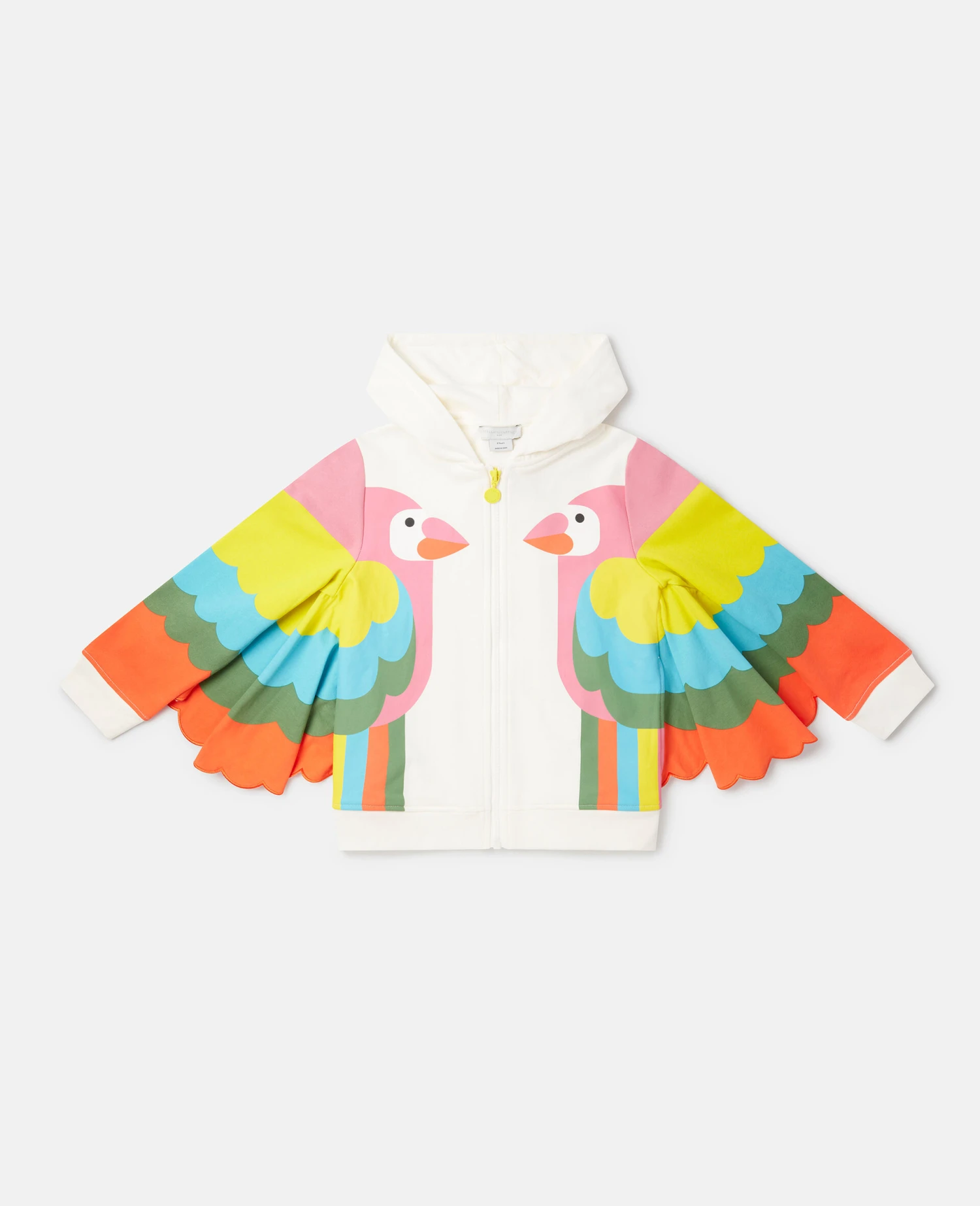 STELLA MCCARTNEY Parrot Embroidery Hoodie With Wings 3 STELLA MCCARTNEY Parrot Embroidery Hoodie With Wings