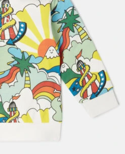 STELLA MCCARTNEY Rollercoaster Print Sweatshirt -Stella Mccartney Store f46e44accad733ed28c4e05f5beed9a81f44529a K01630PK04579002 Y