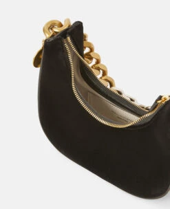 STELLA MCCARTNEY Frayme Mini Velvet And Crystal Chain Shoulder Bag -Stella Mccartney Store f4737868d73cde69a3e945adf21b8a33ee298e7a 7B0019WP00671000 P