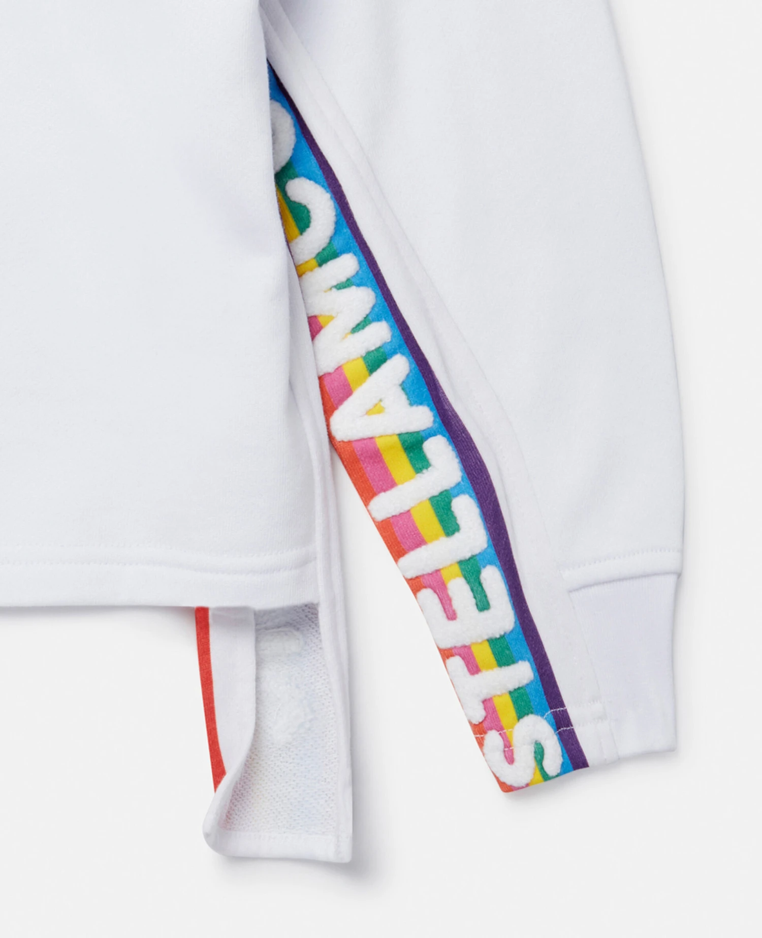 STELLA MCCARTNEY Rainbow Logo Tape Sweatshirt 6 STELLA MCCARTNEY Rainbow Logo Tape Sweatshirt - Image 4
