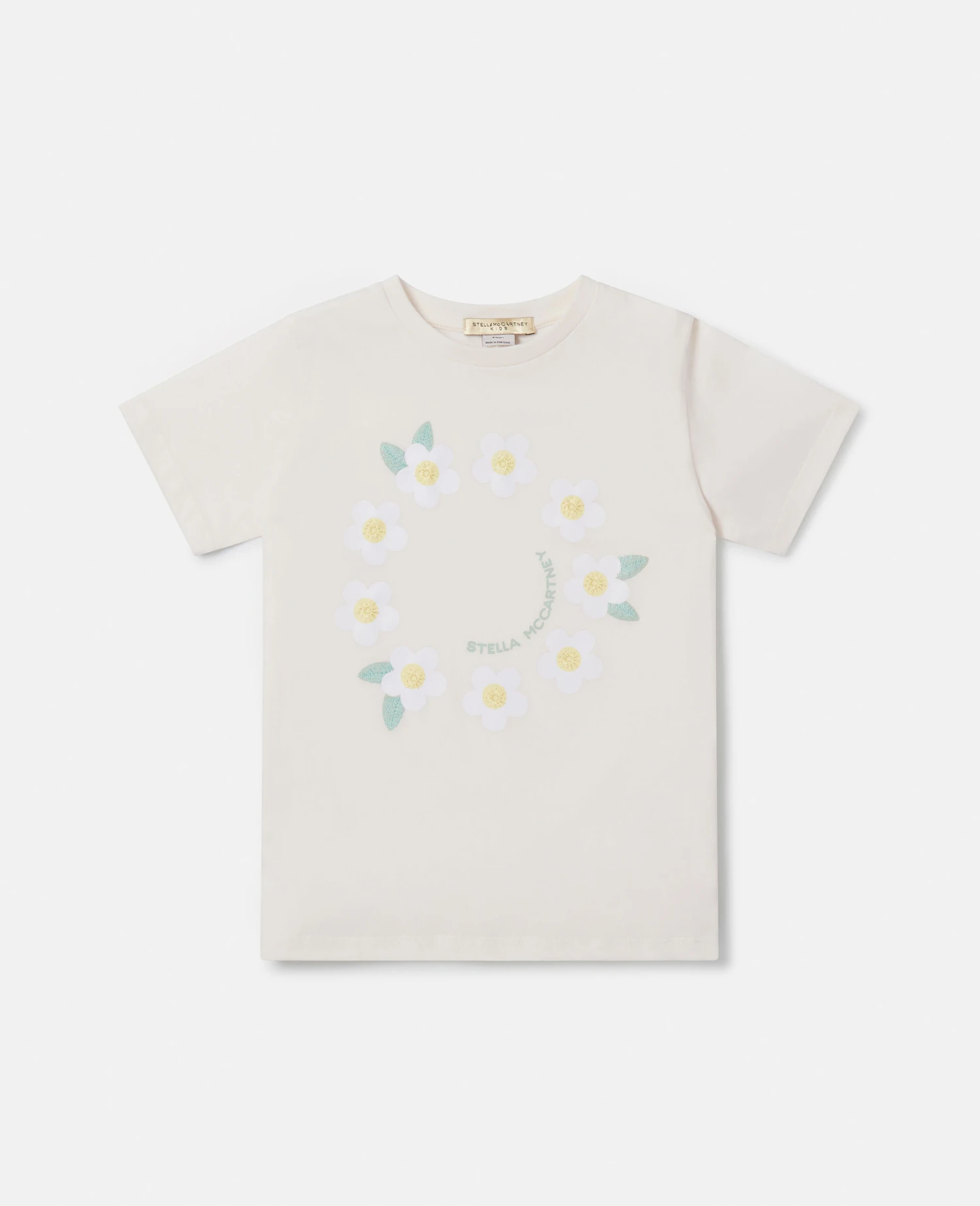 STELLA MCCARTNEY Daisy Circle Embroidery T-Shirt 3 STELLA MCCARTNEY Daisy Circle Embroidery T-Shirt