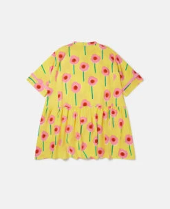 STELLA MCCARTNEY Flower Print Frill Trim Dress -Stella Mccartney Store f7c3a4f07a72e73b50f2ae19c844d3168fc028a9 K01137PK02978475 P