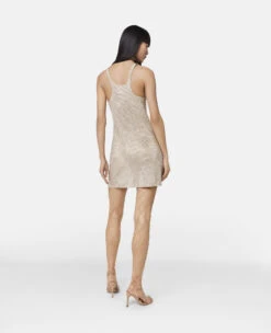 STELLA MCCARTNEY Crystal Strass Silk Mini Dress -Stella Mccartney Store fa2b309b396315e2122a516235dd3e383270ffe4 6A01883BP0298000 G