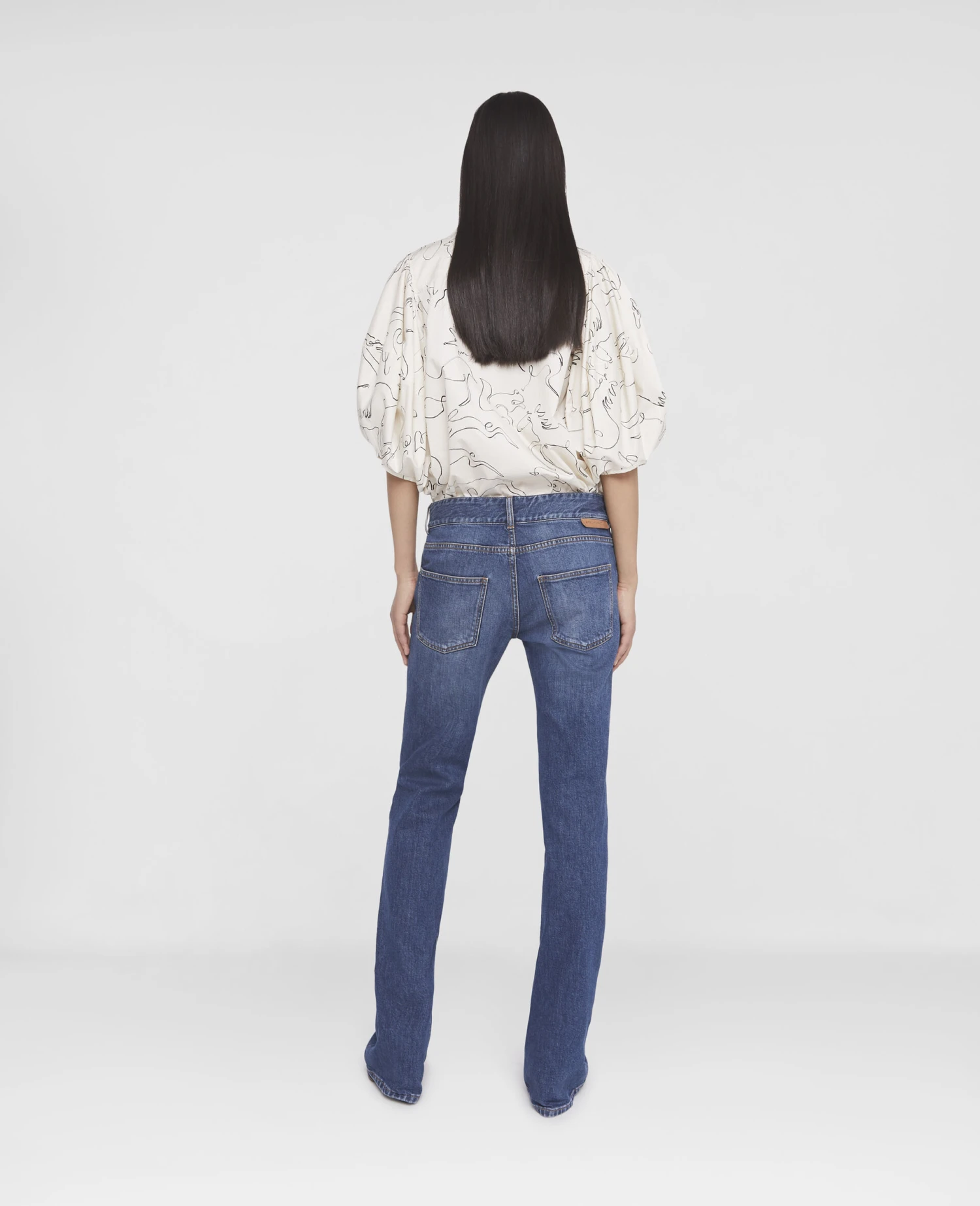 STELLA MCCARTNEY Rewild Doodle Print Twill Top 5 STELLA MCCARTNEY Rewild Doodle Print Twill Top - Image 3