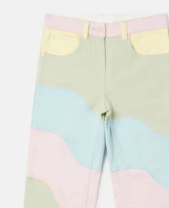 STELLA MCCARTNEY Pastel Wave Print Mom Jeans 7 STELLA MCCARTNEY Pastel Wave Print Mom Jeans -Stella Mccartney Store fb4f045e3a293742960404bc92ab252bac576531 K02061PK00018475 G