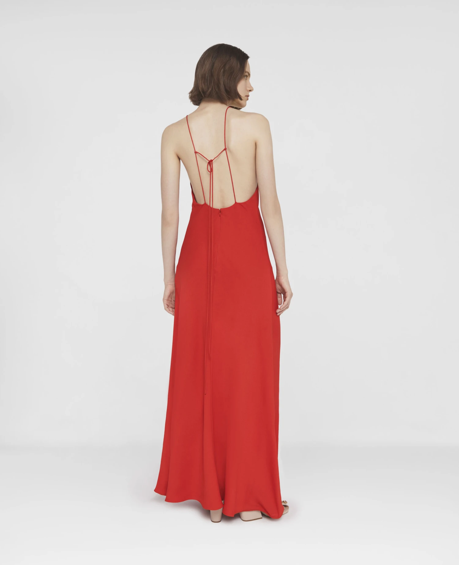 STELLA MCCARTNEY Compact Crepe V-Neck Maxi Dress 5 STELLA MCCARTNEY Compact Crepe V-Neck Maxi Dress - Image 3
