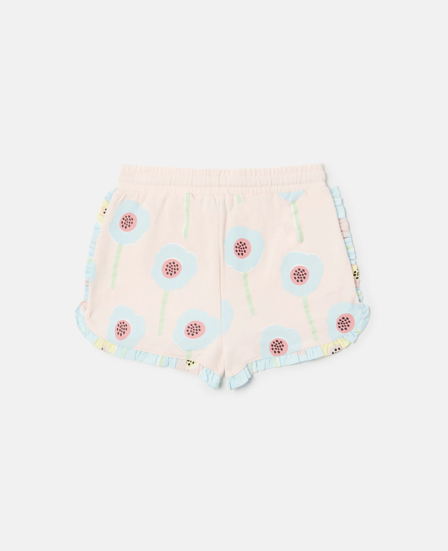 STELLA MCCARTNEY Flower Print Frill Trim Sweat Shorts 6 STELLA MCCARTNEY Flower Print Frill Trim Sweat Shorts - Image 4