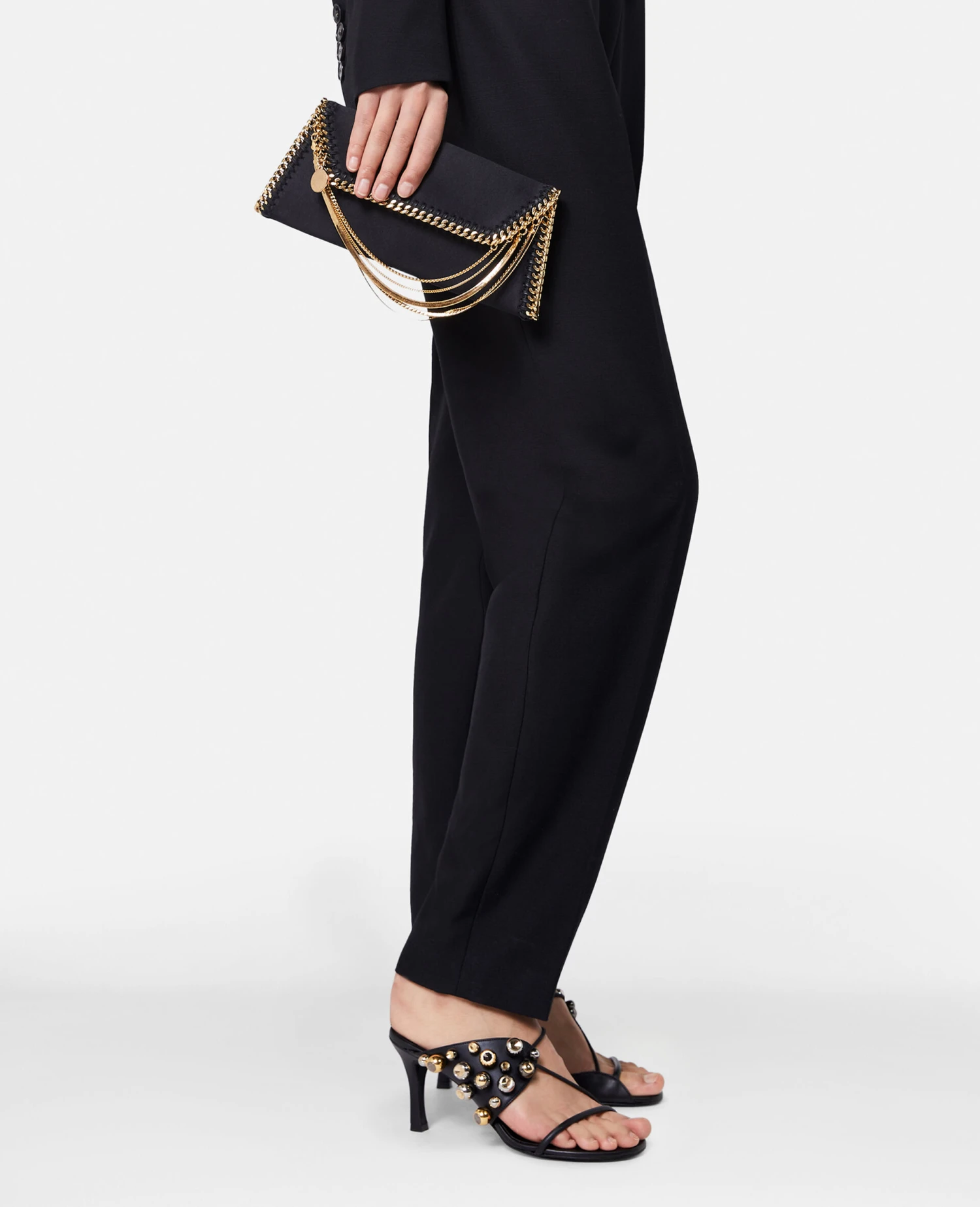 STELLA MCCARTNEY Falabella Multi-Chain Satin Clutch 4 STELLA MCCARTNEY Falabella Multi-Chain Satin Clutch - Image 2