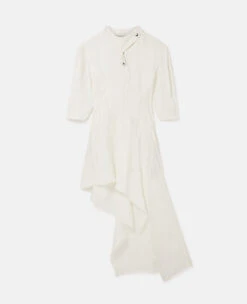 STELLA MCCARTNEY Linen Corset Shirt Dress