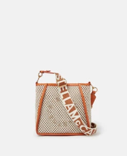 STELLA MCCARTNEY Stella Logo Rope Mesh Shoulder Bag