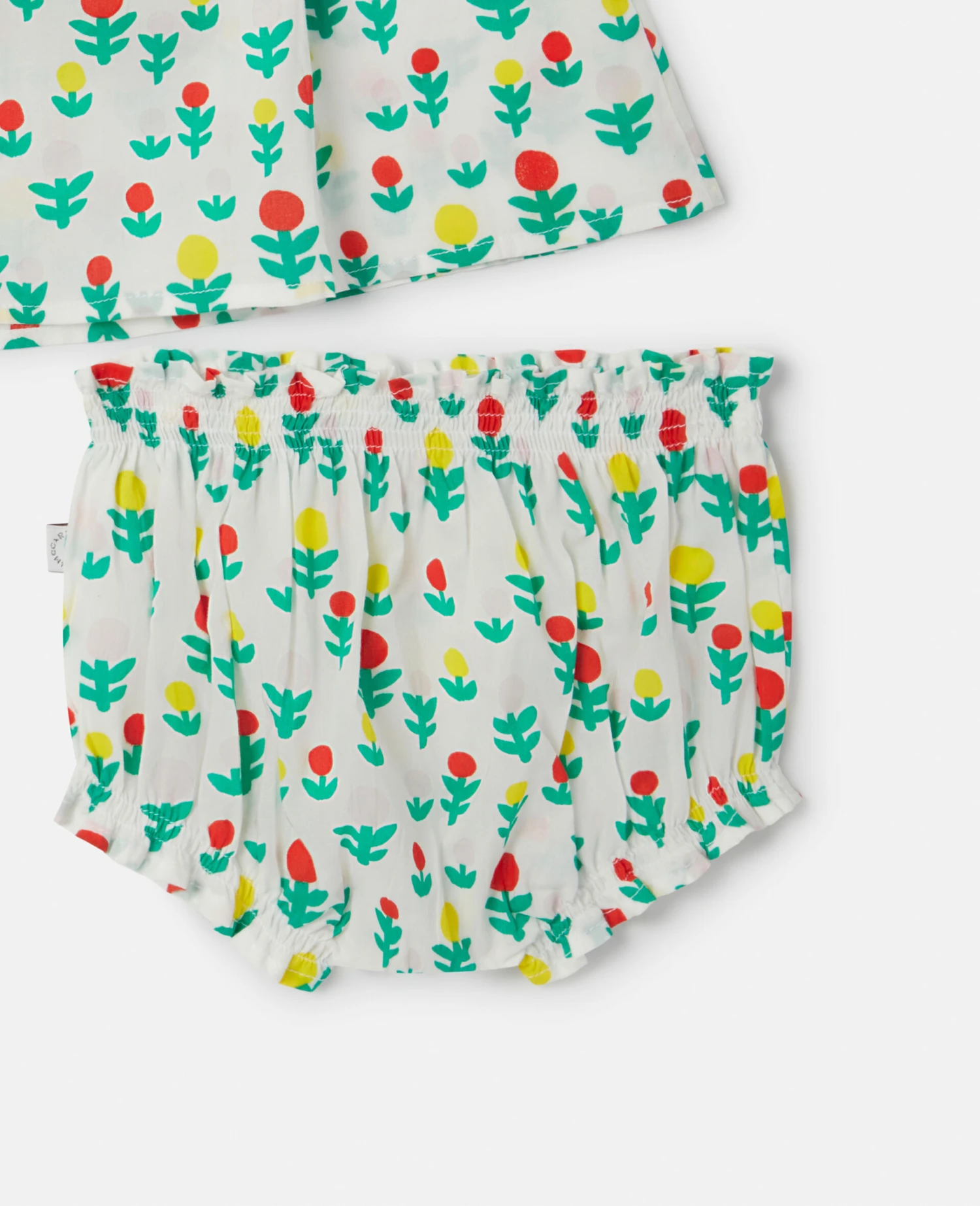 STELLA MCCARTNEY Dreamy Flower Print Smocked Dress And Bloomers Set 6 STELLA MCCARTNEY Dreamy Flower Print Smocked Dress And Bloomers Set - Image 4